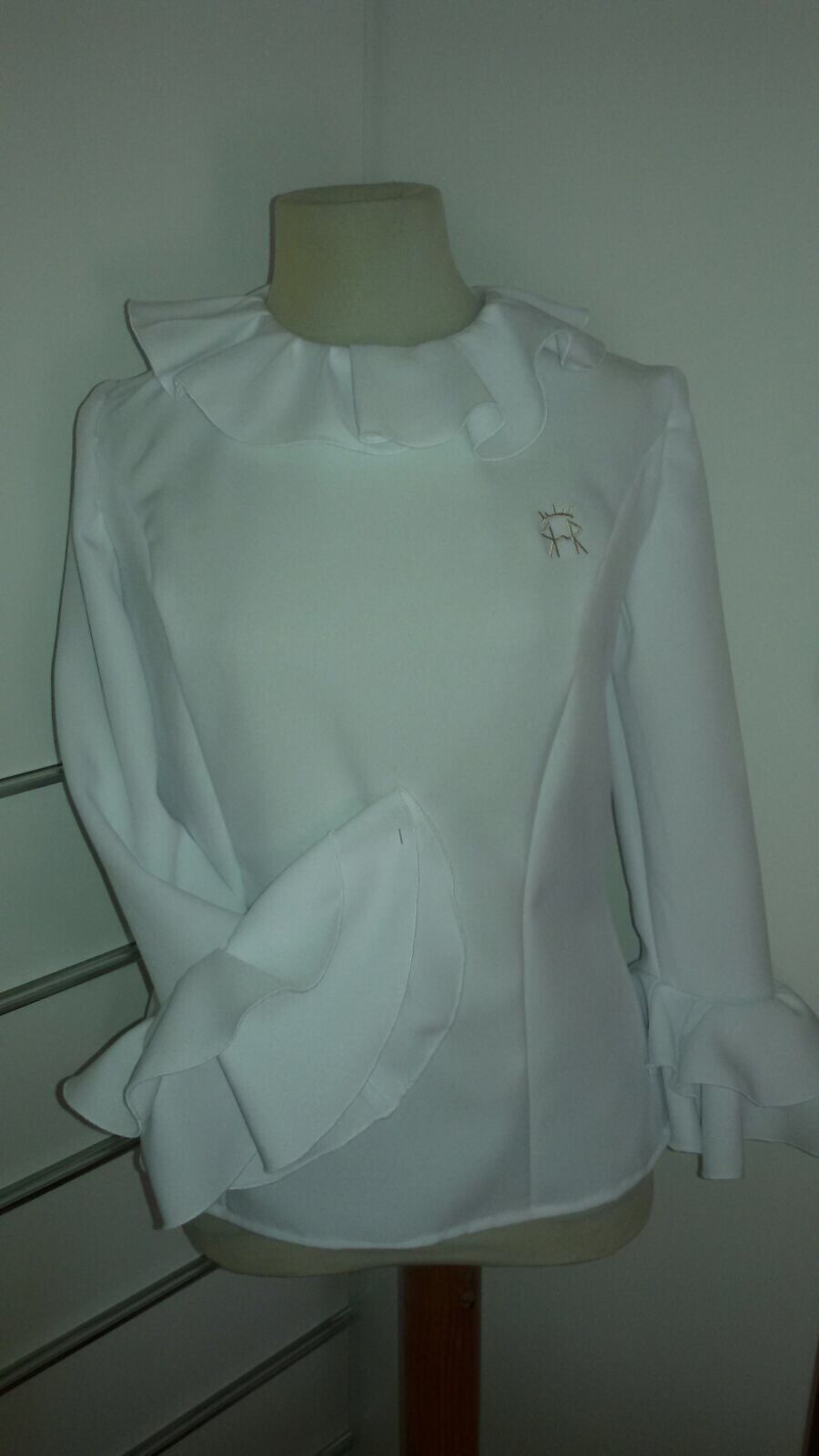 Blusa Cuello Volante