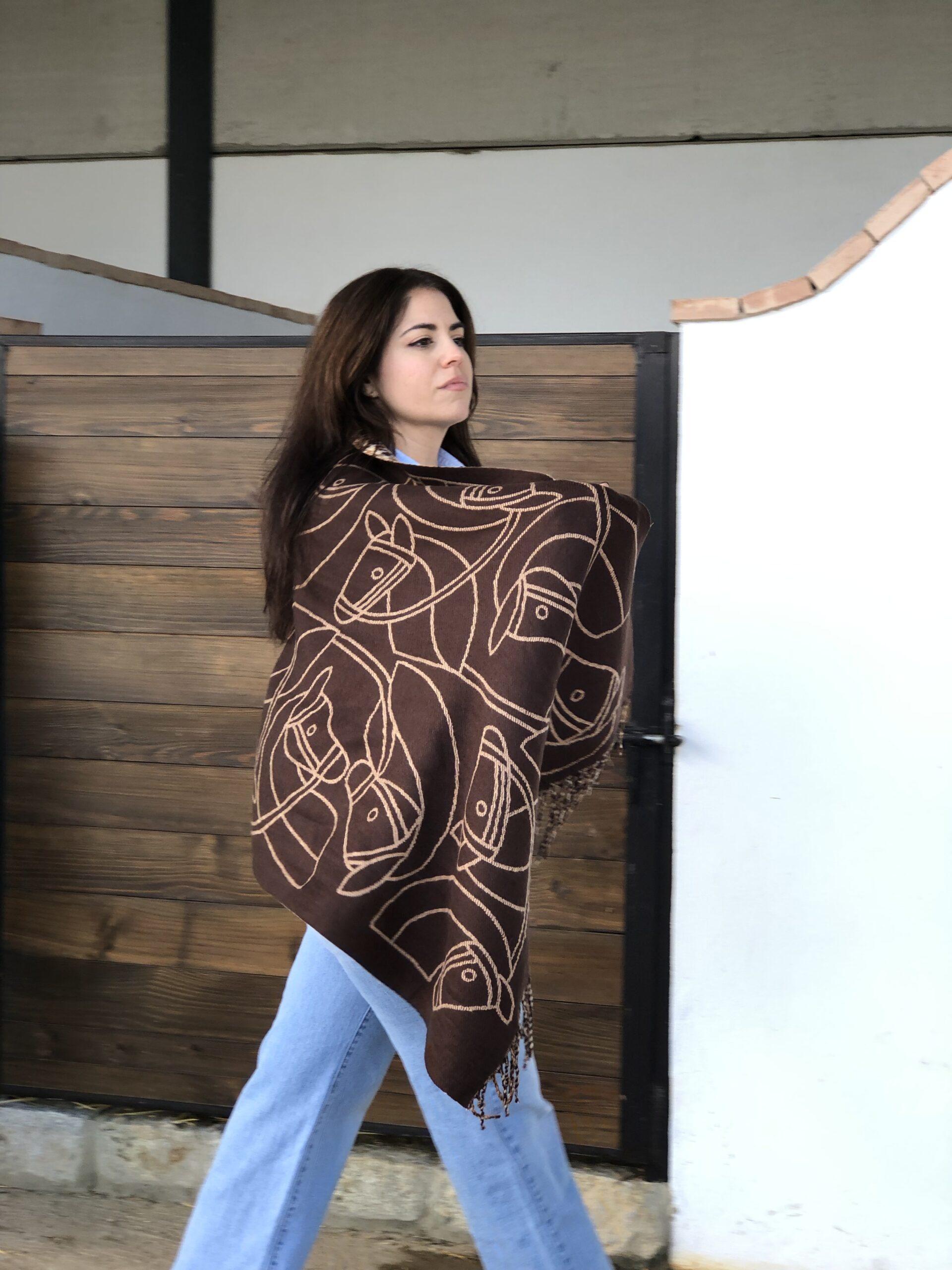 PASHMINA CABALLO MARRÓN