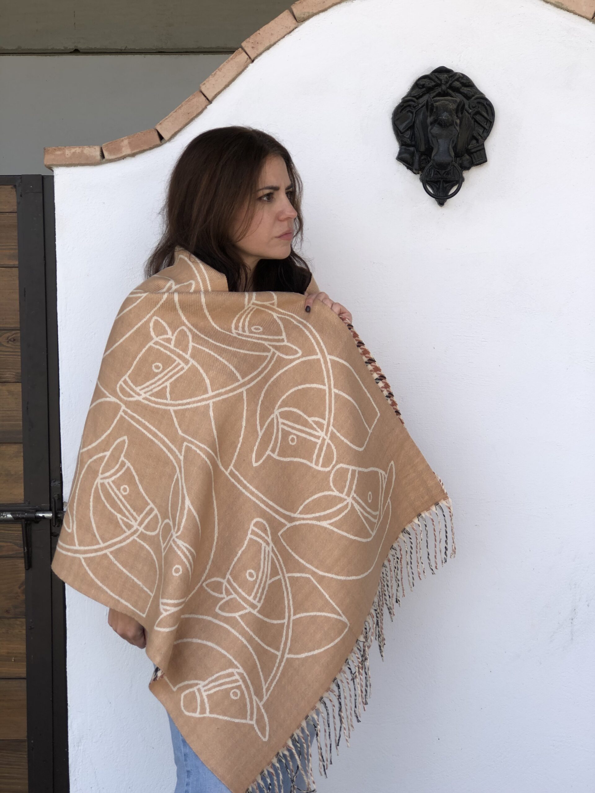 PASHMINA CABALLO CAMEL